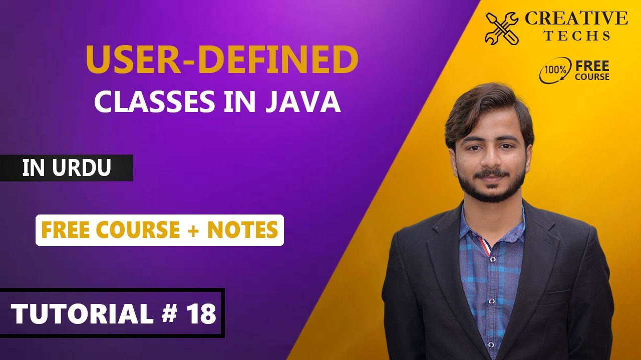 Java Tutorial: Creating user-defined Java Class - YouTube