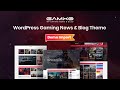 Gamxo - WordPress Gaming News &amp; Blog Theme [Demo Import]