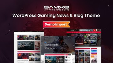Gamxo - WordPress Gaming News & Blog Theme [Demo Import]
