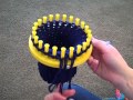 How to finish your hat on a round loom.