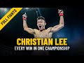 Every christian lee win  one full fights