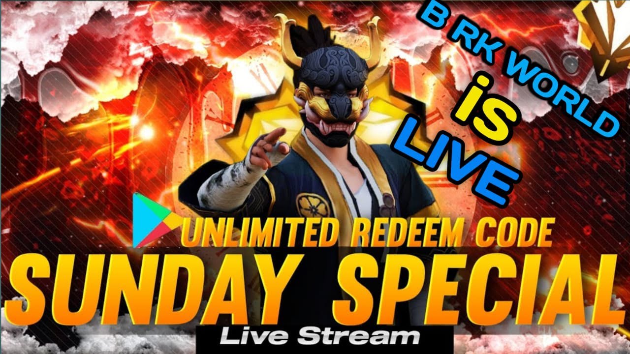 🔴 UNLIMITED REDEEM CODE😱 SUNDAY SPECIAL🗿♥️#Live - YouTube