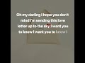 I’ll love you for life- Thomas Robinson