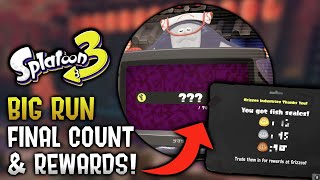Big Run Results Are IN! Total Count & Rewards - Splatoon 3