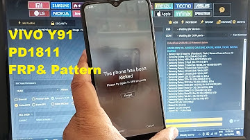 Vivo Y91 (1811) Frp & Pattern Lock Remove By Unlock Tool 100% Done .