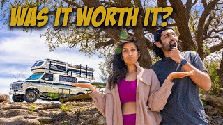 Starting Our Van Life Road Trip In An Unfinished Vintage Camper Van | Road To The Solar Eclipse 2024