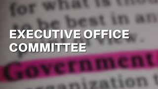 Executive Office Committee - 15 December 2021