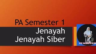 Pengajian Am Penulisan Esei Pengajian Am Semester 1 Jenayah Siber bahagian Satu