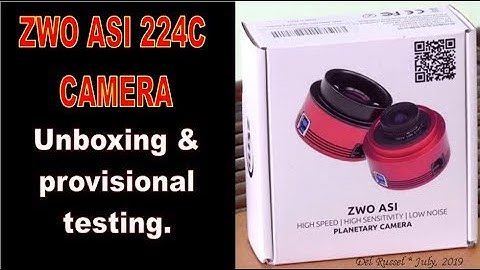 ZWO ASI 224c Astronomy camera.
