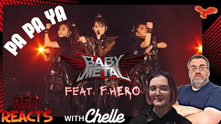 Red Reacts To BABYMETAL | PA PA YA!! | With co-host Chelle