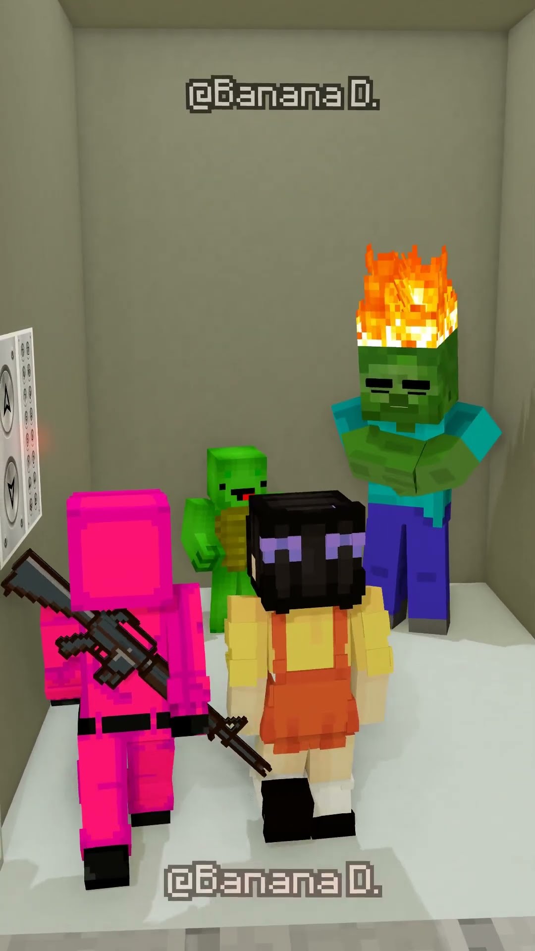 Squid team vs Evil Zombie Team in Sun Beach