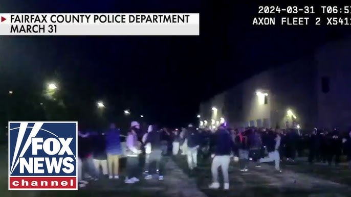 Crowds Swarm Virginia Police Officers In Street Takeover