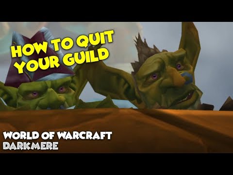 Wow - How to Quit/leave a guild/Communities In BFA 2019