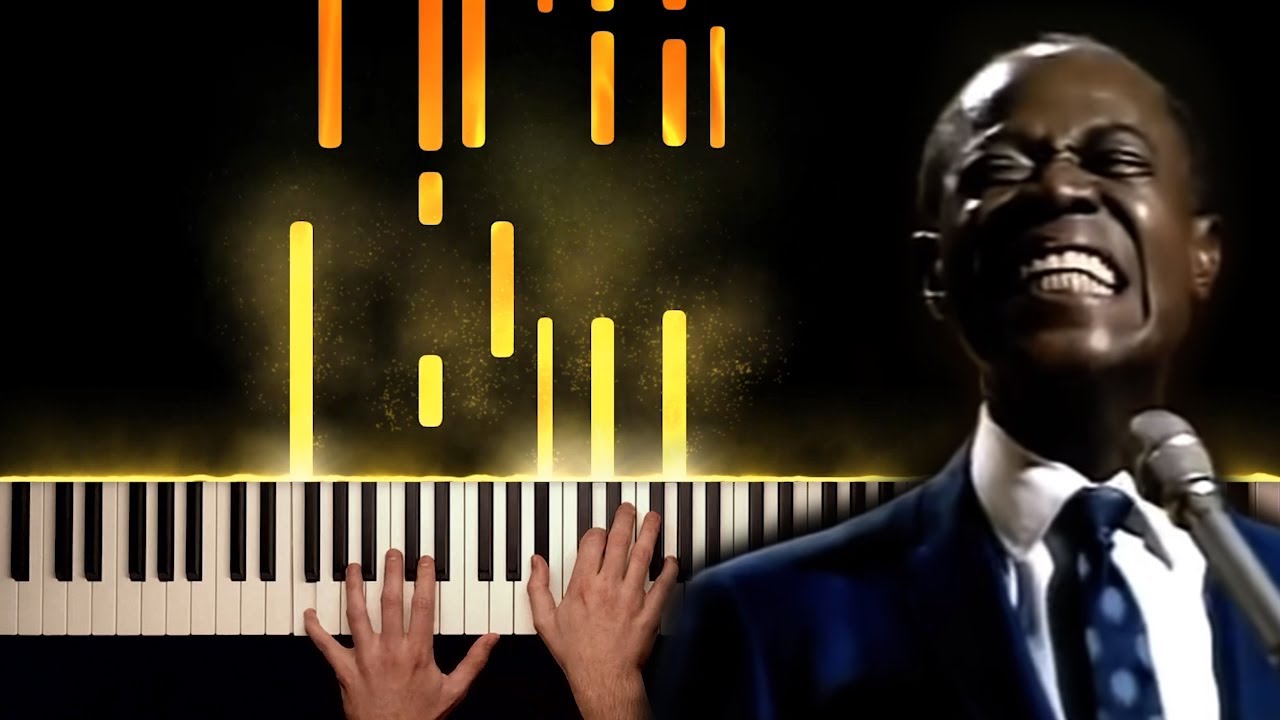 Louis Armstrong - What a Wonderful World - Piano Cover & Sheet Music