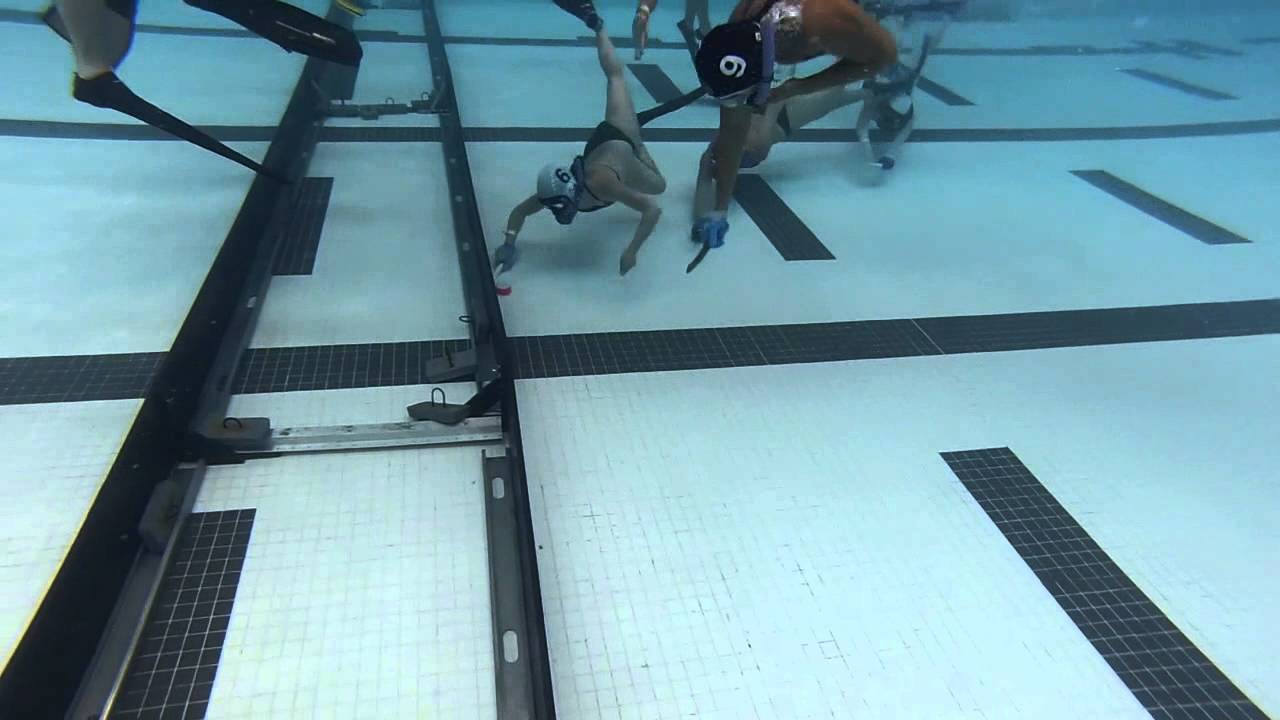 MSU Underwater Hockey Goal 1 vs D.C. Nationals 2014 YouTube