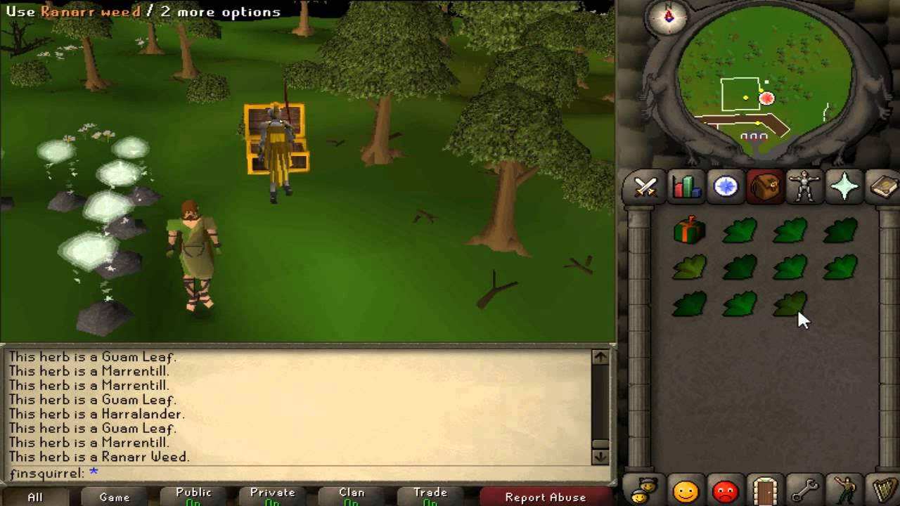 Runescape 2007 Nightmare zone herb box (with commentary) YouTube