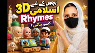 How to Make 3D Islamic Rhymes for Kids | Free AI Cartoon Video (Mobile Only) screenshot 3