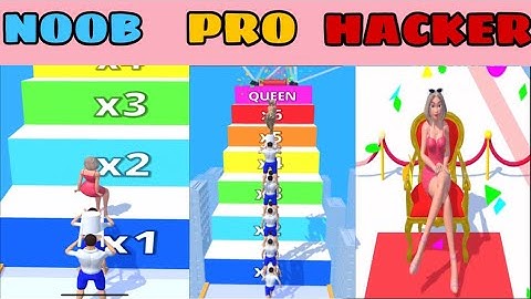 NOOB vs PRO vs HACKER in I Am The Queen - All Levels Gameplay, New Game (Android, iOS)