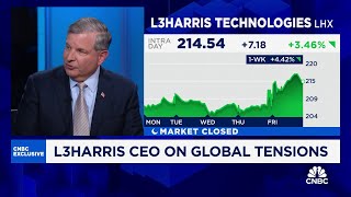 Passage of supplemental defense aid is 'huge tailwind' for sector, says L3Harris CEO by CNBC Television 1,025 views 20 hours ago 5 minutes, 20 seconds