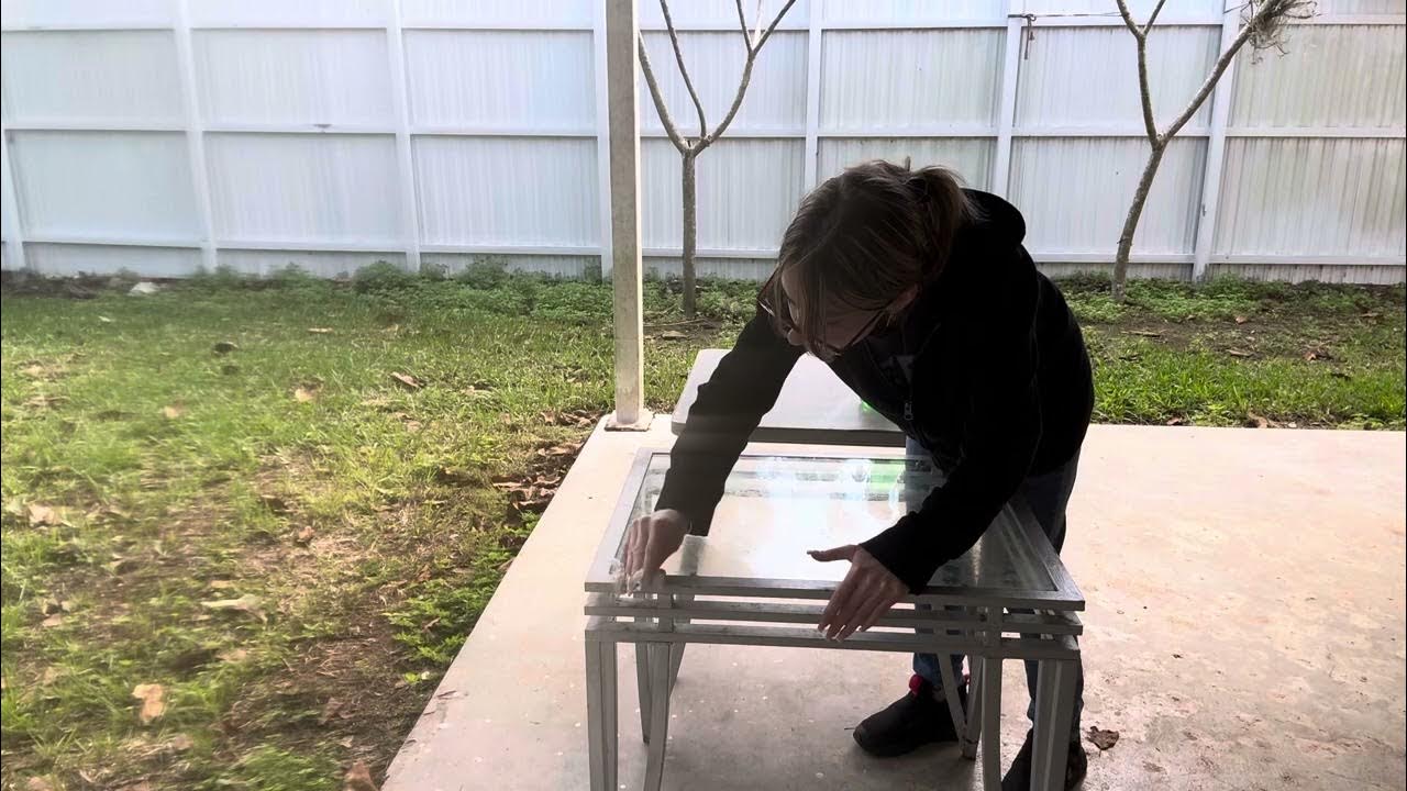 ASMR! Cleaning Vlog!🧽🧼🦠Cleaning 2 Small Tables! YouTube