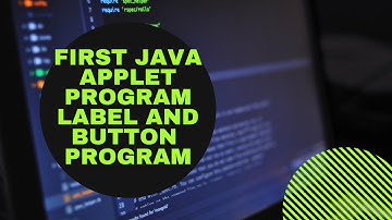 Building your first Applet in Java - Tutorial for beginners | Introduction to Applet