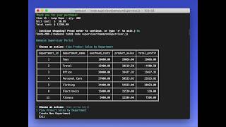 Bamazon Demo