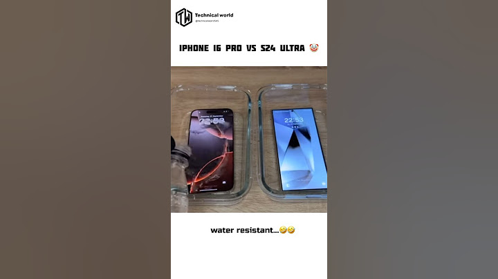 iPhone 16 pro vs Samsung S24 ultra 🤡 #durability/water test 🤣 #apple#samsung