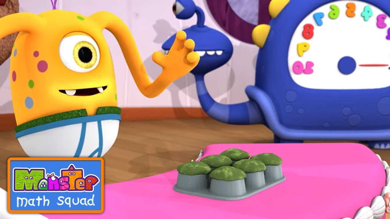 Monster Muffin Muddle | Learning Math Made Fun! | Monster Math Squad ...