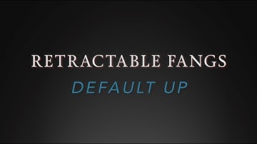Scarecrow Retractable Fangs "Default Up" Instruction Demo