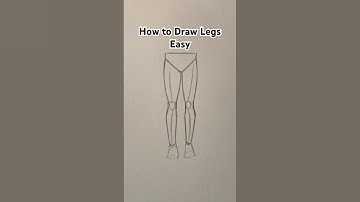 How to Draw Legs Easily #draw #drawing #sketch #sketching #art #tutorial #legs #leg #howtodraw #fyp