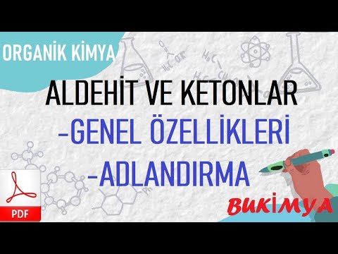 ALDEHİTLER ve KETONLAR - ALDEHİT VE KETONLARIN ADLANDIRILMASI