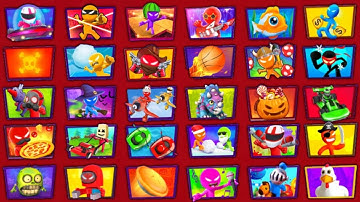 Stickman Party ALL UNLOCKED / ALL MINIGAMES Gameplay 2022 ( android / ios )