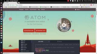 How to install Atom text editor on Ubuntu/Linux