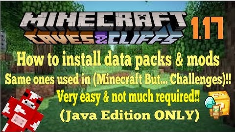 Minecraft 1.17 - How to install datapacks EASY...