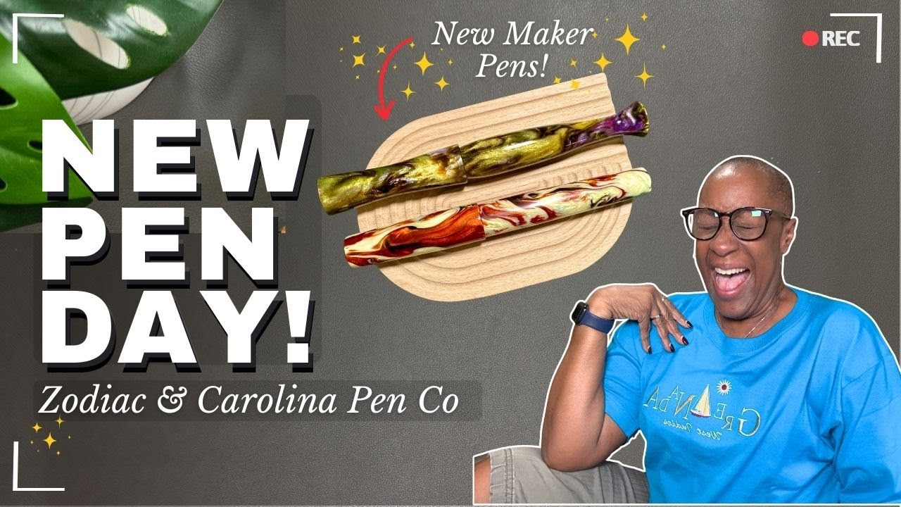 Ручки Zodiac и Carolina Pen Co 🥳 | Наконец-то официальная распаковка 