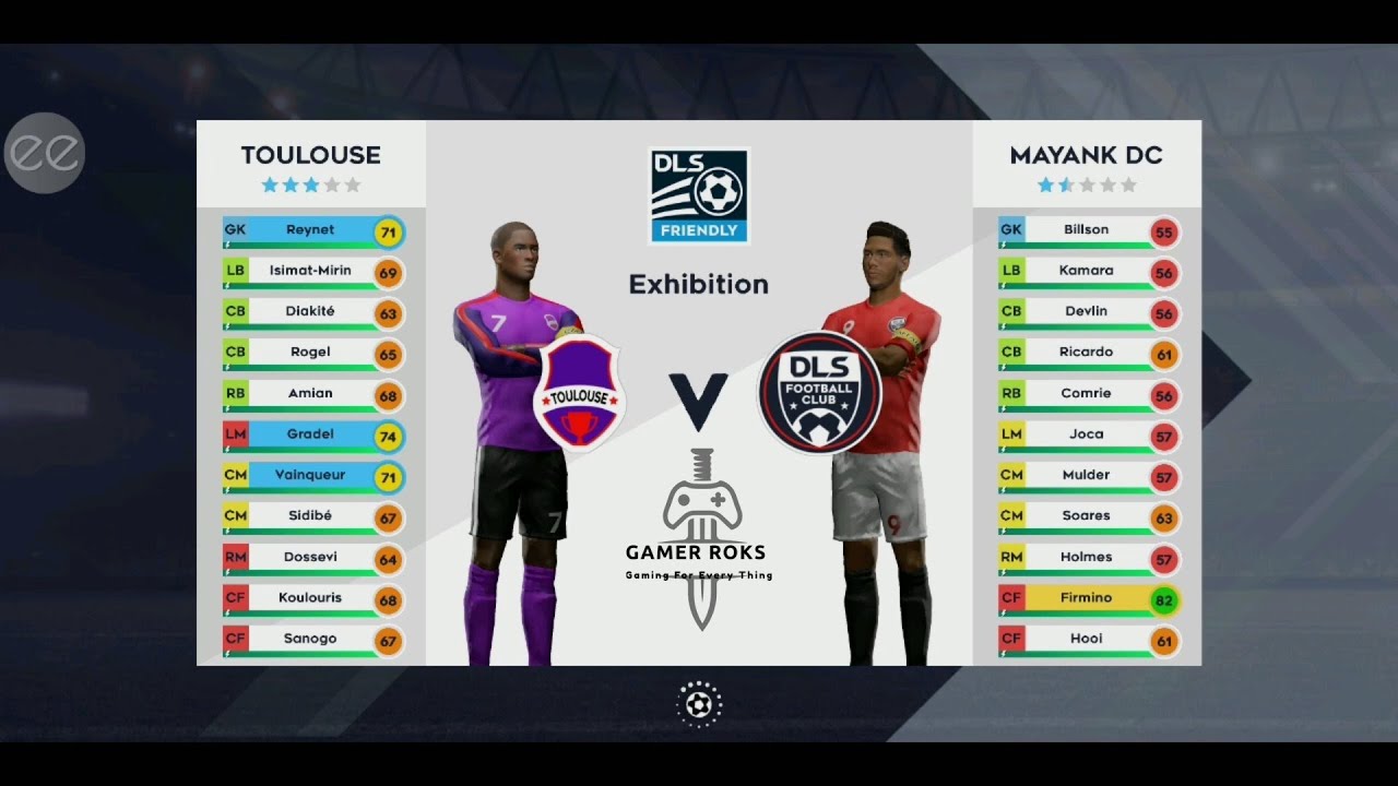DLS21 || 1st Exhibition Match || HD Football game android