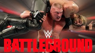 WWE Battleground 2015: Brock Lesnar vs. Seth Rollins FULL MATCH (Undertaker Returns!)