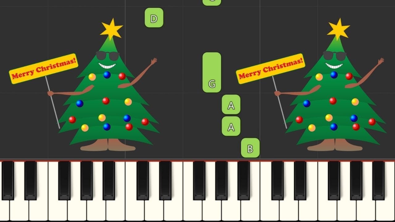 Deck The Halls - Super Easy Piano Tutorial - YouTube