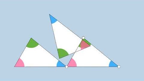 Triangle Angle Sum Theorem: Dynamic & Modifiable Illustrator without Words or Numbers
