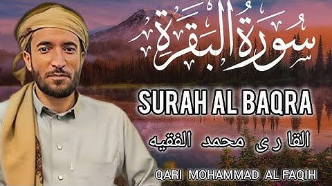 Surah Al Baqra |  سورة البقرة  | sheikh mohammad faqih | heart touching recitaion |#quran #faqih
