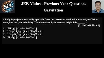 A body is projected vertically upwards from the surface of earth with a velocity sufficient enough t