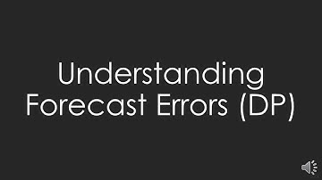 SAP IBP: Forecast Error (14110)