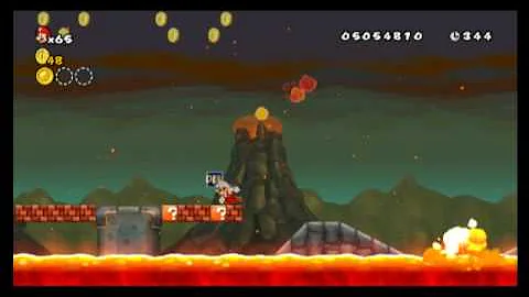 New Super Mario Bros. Wii - Star Coin Location Guide - World 8-1 | WikiGameGuides