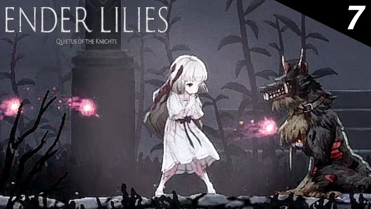 まるで百人組手を彷彿とさせる配置だね【ENDER LILIES: Quietus of the 