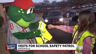 Greenville County Schools receives new safety vests to patrol school car lines