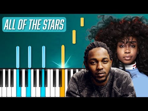 Kendrick Lamar, SZA - "All The Stars" Piano Tutorial - Chords - How To Play - Cover