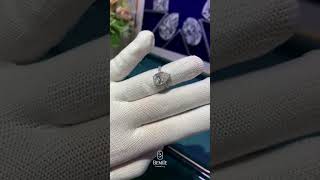 Nhẫn Kim Cương Moissanite Thiết Kế | Pear Paved Solitaire Ring by Bemiie Jewelry bespoke bemiie