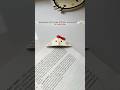 DIY Origami Hello Kitty Bookmark🍥| #diy #bookmark #origami #hellokitty #craftideas #shorts #inspo