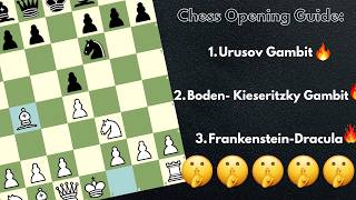 Urusov Gambit | Boden-Kieseritzky Gambit | Frankenstein-Dracula | Petrov's Defense White Explained
