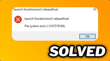 (FIXED) File System Error (-2147219194) Error in windows 10/11